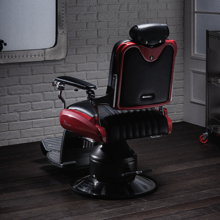 Takara Belmont Legacy 100 Barber Chair - Premium Vintage Stripe