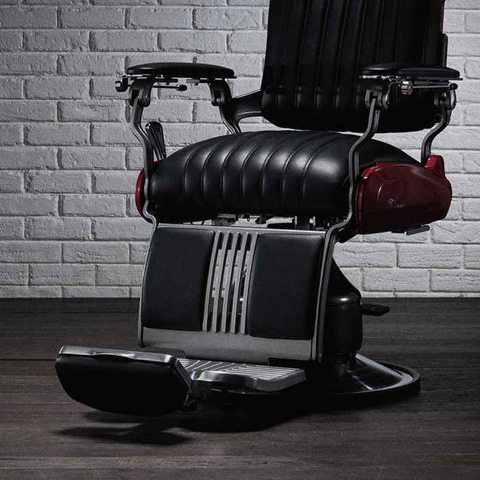 Takara Belmont Legacy 100 Barber Chair - Premium Vintage Stripe