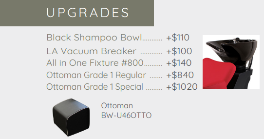 Takara Belmont Lusso Shampoo Unit