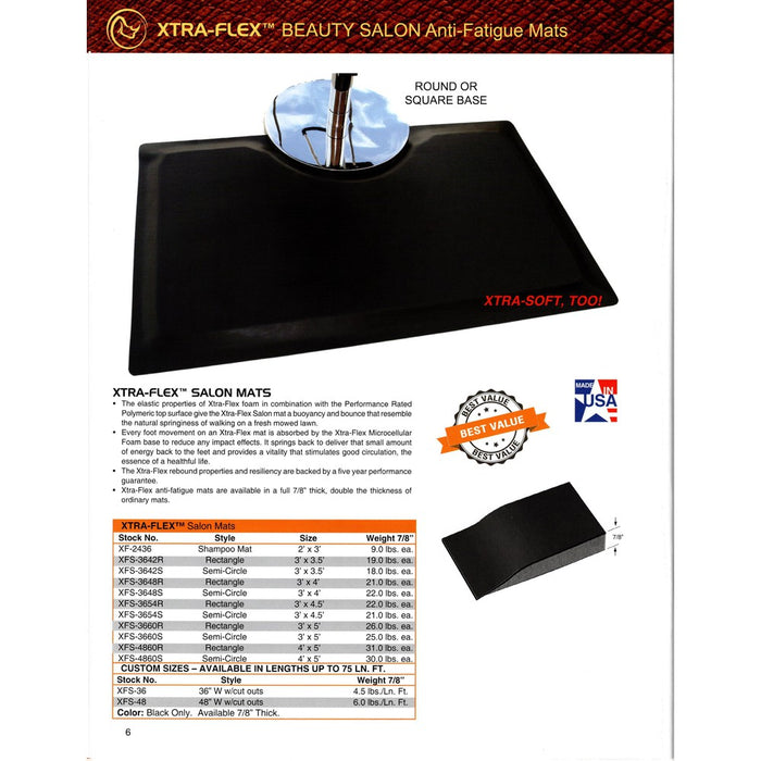 Xtra-Flex Salon Mats - Shampoo